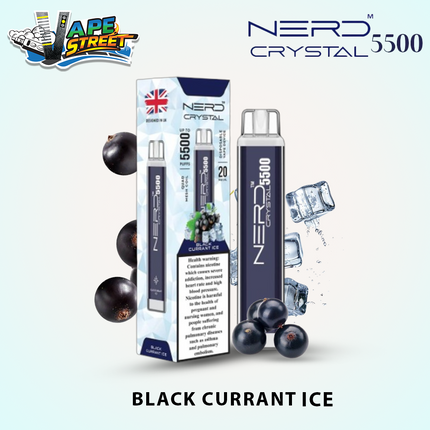 NERD CRYSTAL 5500 PUFFS 20MG DISPOSABLE VAPE