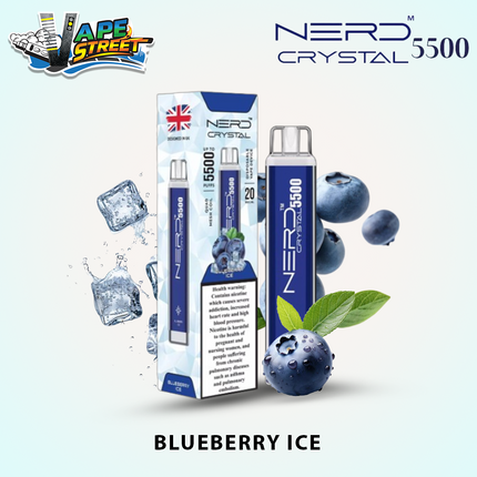 NERD CRYSTAL 5500 PUFFS 20MG DISPOSABLE VAPE