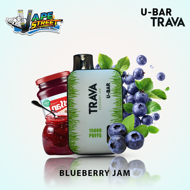 U-Bar Trava 15000 Puffs Disposable Vape 20mg