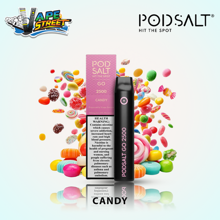 PS GO 2500 Puffs From Pod Salt Disposable Vape Device (20mg)