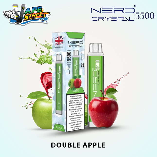 NERD CRYSTAL 5500 PUFFS 20MG DISPOSABLE VAPE