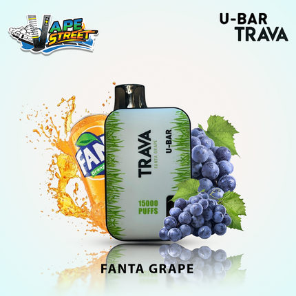 U-Bar Trava 15000 Puffs Disposable Vape 20mg