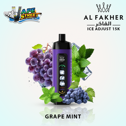 Al Fakher Crown Bar ICE ADJUST 15K Puffs from Crown Bar Vape