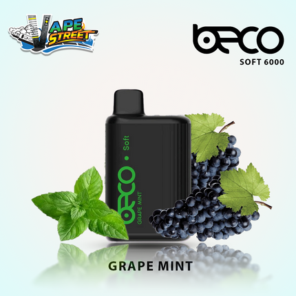 BECO SOFT 6000 Puffs Disposable Vape (Non-Rechargeable)- 20 & 50mg