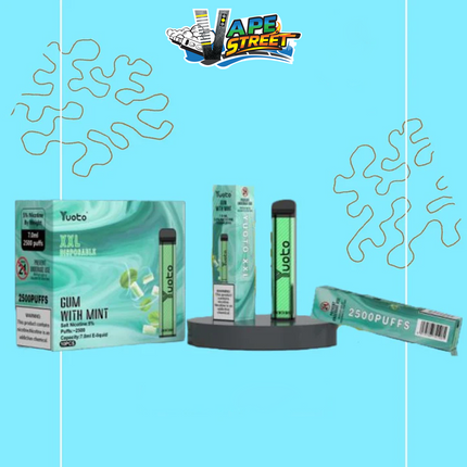 YUOTO XXL Disposable Pods 2500 Puffs (50mg)