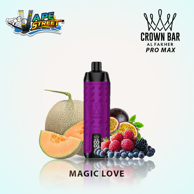 Al Fakher Shisha Crown Bar 15000 PRO MAX PUFFS DISPOSABLE VAPE