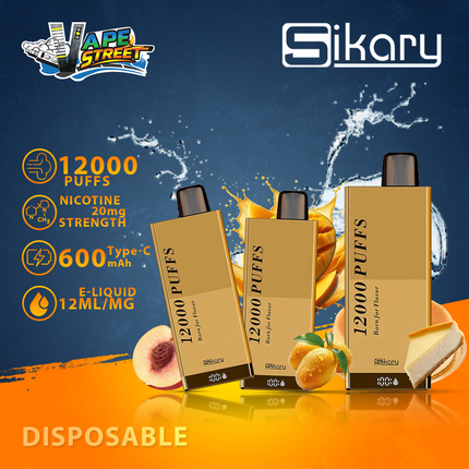 Sikary FIT 12000 Puffs Disposable Vapes