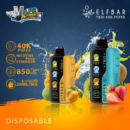 ELF BAR Trio 40K Puffs Disposable Vape