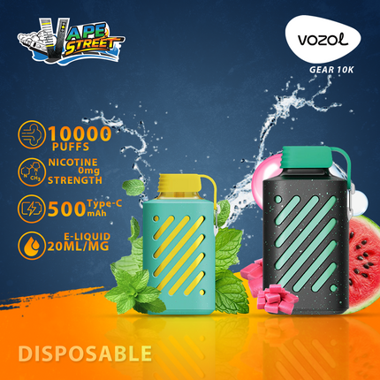 ZERO Nicotine - VOZOL GEAR 10K Puffs Disposable Vape