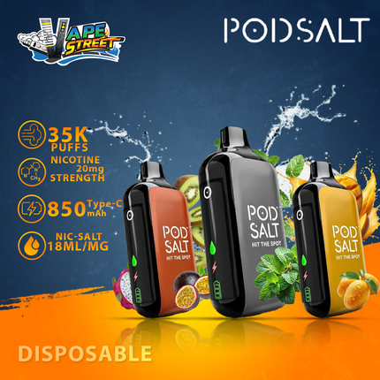 POD SALT 35K PUFFS DISPOSABLE VAPE 20MG