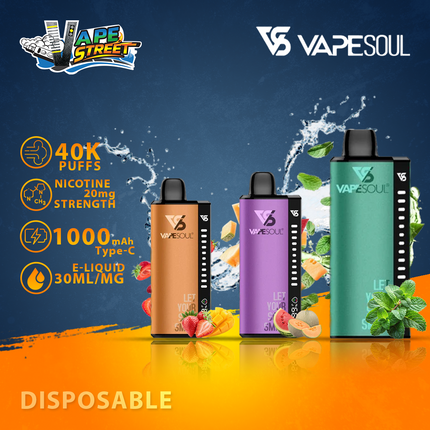 VAPESOUL 40K Puffs 20mg - Disposable Vape