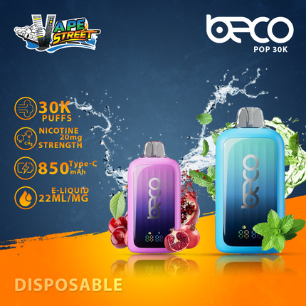 BECO POP 30K PUFFS DISPOSABLE VAPE (20mg)
