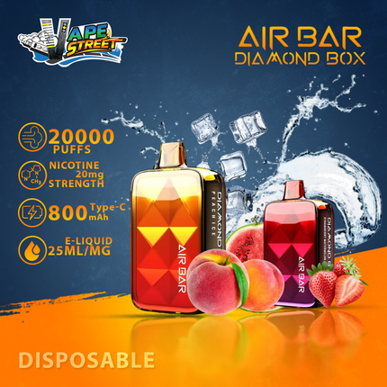 Air Bar Diamond Box 20000 Puffs Disposable Vape 20mg