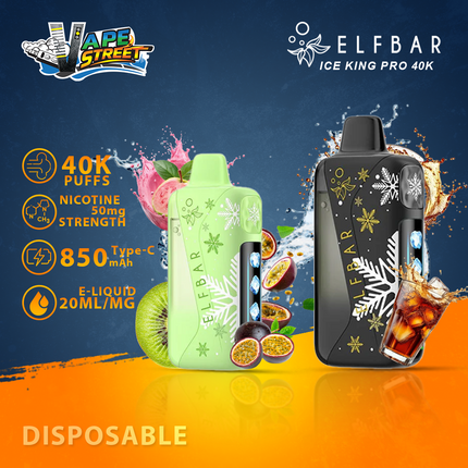 ELFBAR Ice King Pro 40K Disposable Vape Winter Edition