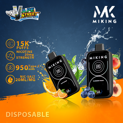 Miking V15000 Puffs Disposable Vape 20mg Nicotine