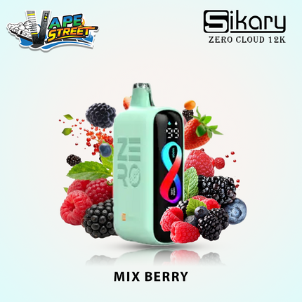 Smokeless Disposable Vape from Sikary Zero Cloud 12K Puffs 20mg