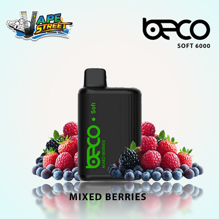 BECO SOFT 6000 Puffs Disposable Vape (Non-Rechargeable)- 20 & 50mg
