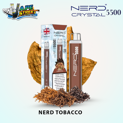 NERD CRYSTAL 5500 PUFFS 20MG DISPOSABLE VAPE