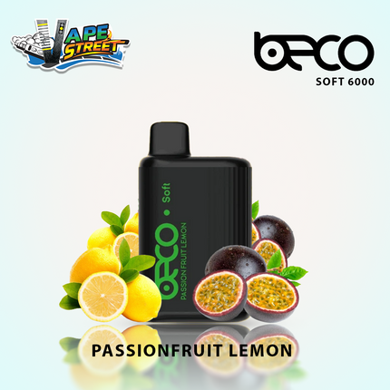 BECO SOFT 6000 Puffs Disposable Vape (Non-Rechargeable)- 20 & 50mg
