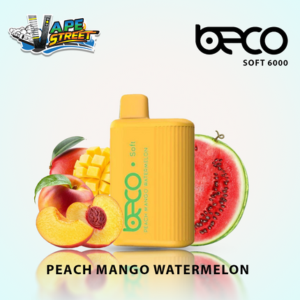 BECO SOFT 6000 Puffs Disposable Vape (Non-Rechargeable)- 20 & 50mg