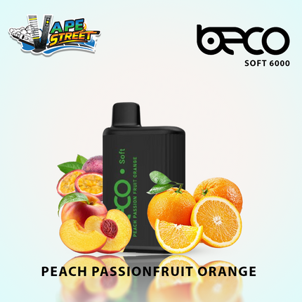 BECO SOFT 6000 Puffs Disposable Vape (Non-Rechargeable)- 20 & 50mg