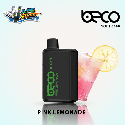 BECO SOFT 6000 Puffs Disposable Vape (Non-Rechargeable)- 20 & 50mg