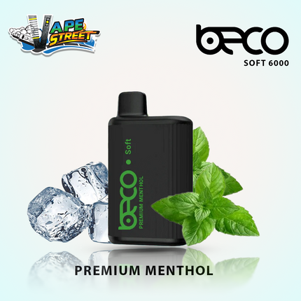 BECO SOFT 6000 Puffs Disposable Vape (Non-Rechargeable)- 20 & 50mg