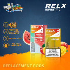 RELX INFINITY PRO 2 Pods 30mg - Prefilled Replacement Pod 1 pcs per pack UAE Abu Dhabi