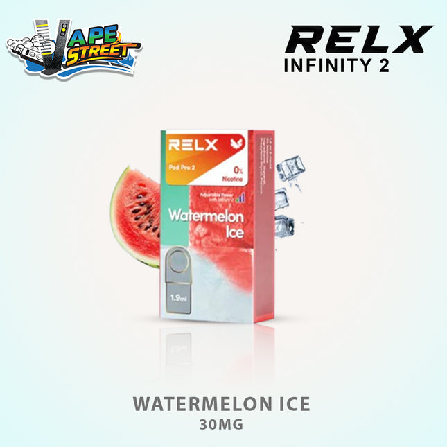 RELX INFINITY PRO 2 Pods 30mg - Prefilled Replacement Pod 1 pcs per pack Watermelon Ice UAE Al Ain