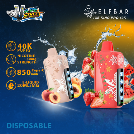 ELFBAR Ice King Pro 40K Disposable Vape Winter Edition
