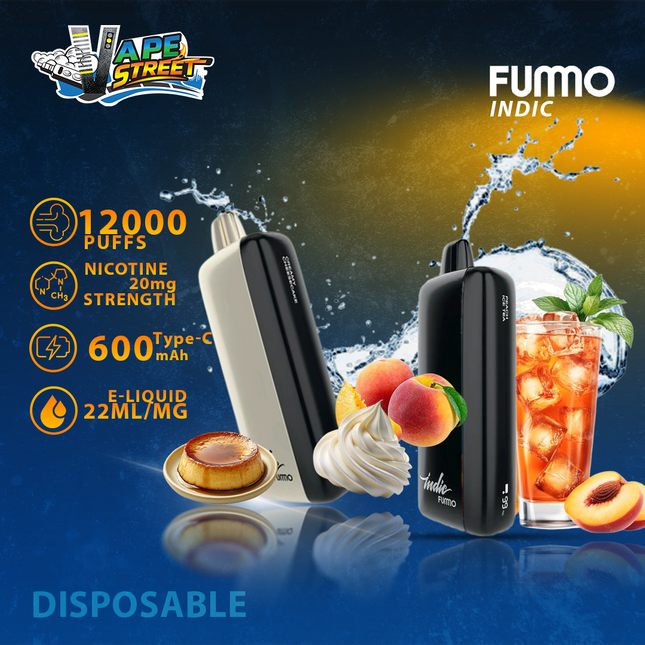 Fummo Indic 12000 Puffs Disposable Vape 20mg