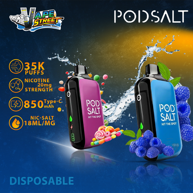 POD SALT 35K PUFFS DISPOSABLE VAPE 20MG