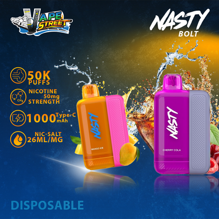 NASTY BOLT 50K HYPER PUFF Disposable Vape