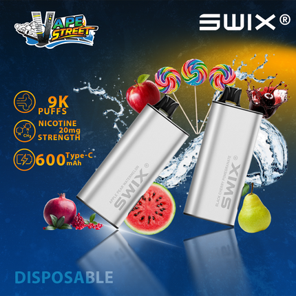 SWIX MATE 9K PUFFS DISPOSABLE VAPE - (Non-Rechargeable)