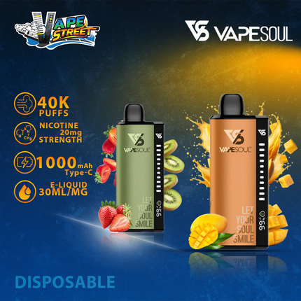 VAPESOUL 40K Puffs 20mg - Disposable Vape