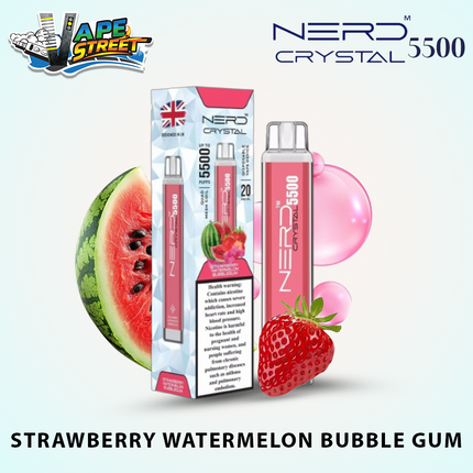 NERD CRYSTAL 5500 PUFFS 20MG DISPOSABLE VAPE