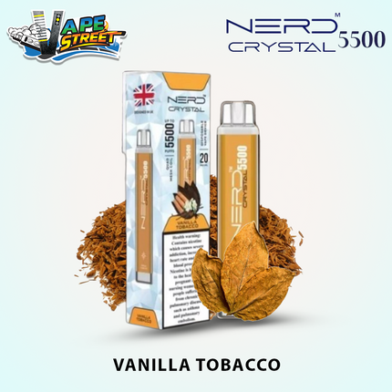 NERD CRYSTAL 5500 PUFFS 20MG DISPOSABLE VAPE