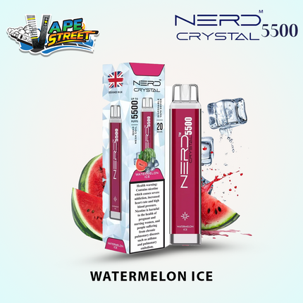 NERD CRYSTAL 5500 PUFFS 20MG DISPOSABLE VAPE
