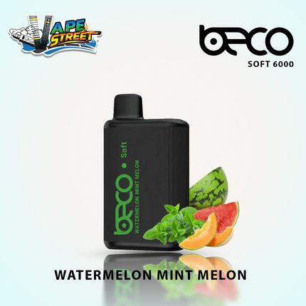 BECO SOFT 6000 Puffs Disposable Vape (Non-Rechargeable)- 20 & 50mg