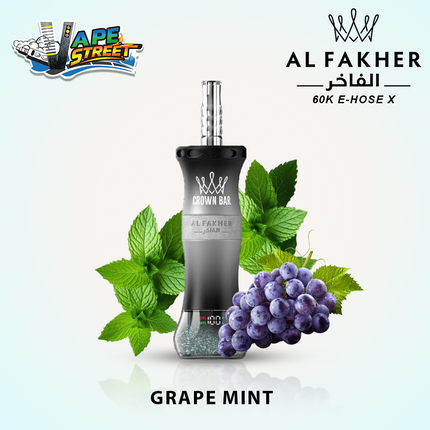 Al Fakher Crown Bar 60K E-Hose X Disposable 60K Puffs