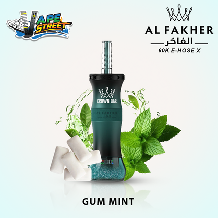 Al Fakher Crown Bar 60K E-Hose X Disposable 60K Puffs